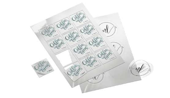 custom printing services for Clear PP Sticker Sheets 