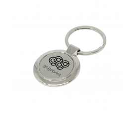 Circle Stainless Steel Keychain
