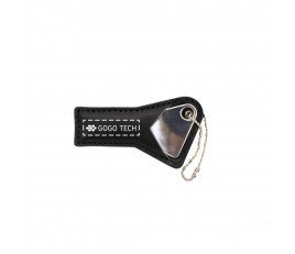 Triangle Metal Key USB Flash Drive with PU Leather Case