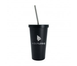 530ml Stainless Cup with Straw