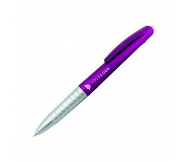 ปากกาสีพร้อมด้ามจับร่องแบบโลหะ