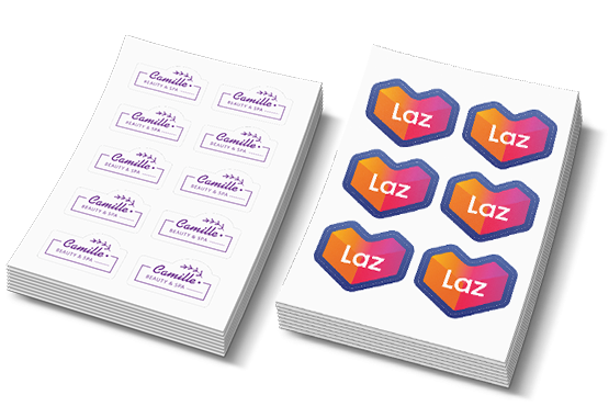 custom printing services for PVC Stickers