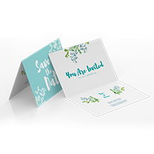 การ์ดแต่งงานพับ Image