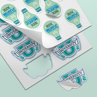 แผ่นสติกเกอร์ พีพี   