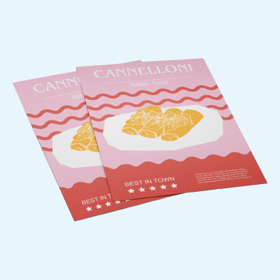 ใบปลิวกระดาษปอนด์