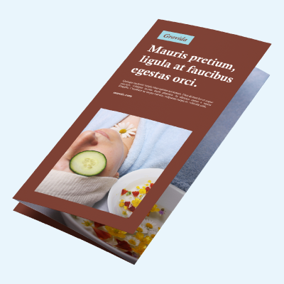 แผ่นพับกระดาษปอนด์