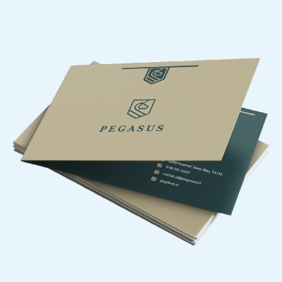 Folded Business Cards