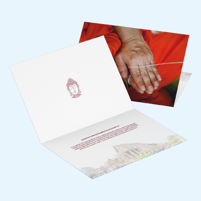 การ์ดงานบวชพับ Image