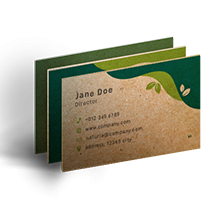 นามบัตรกระดาษคราฟ Image