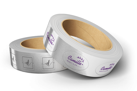 custom printing services for สติ๊กเกอร์สีเงินแบบม้วน