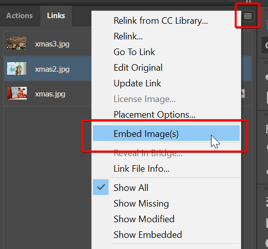 How and Why to Embed Images in Your Artwork Files