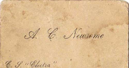 A 17th Century Calling/Visiting Card