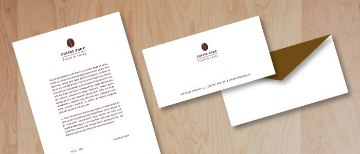 Professionalizing your image with branded envelopes and letterheads