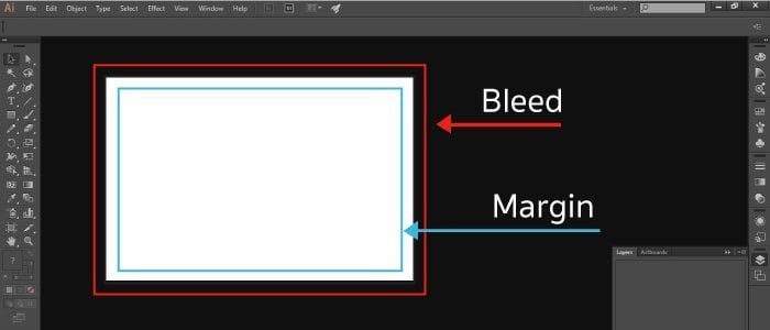 Setup Bleed And Margin For Quality Printing - Adobe Illustrator